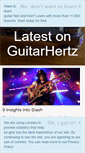 Mobile Screenshot of guitarhertz.com