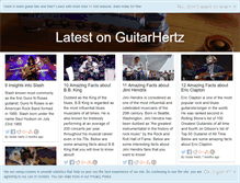 Tablet Screenshot of guitarhertz.com